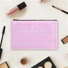 Lines Pattern Cosmetic Bag (medium)  by Valentinaart