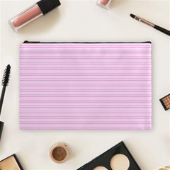 Lines Pattern Cosmetic Bag (large)  by Valentinaart