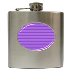 Lines Pattern Hip Flask (6 Oz) by Valentinaart