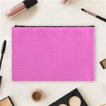 Lines pattern Cosmetic Bag (Large)  Front