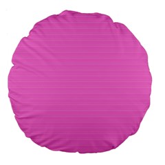 Lines pattern Large 18  Premium Flano Round Cushions