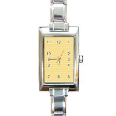 Lines Pattern Rectangle Italian Charm Watch by Valentinaart