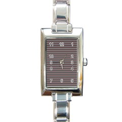 Lines Pattern Rectangle Italian Charm Watch by Valentinaart