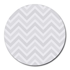 Zigzag  pattern Round Mousepads