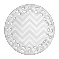 Zigzag  pattern Ornament (Round Filigree)