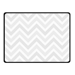 Zigzag  pattern Double Sided Fleece Blanket (Small) 