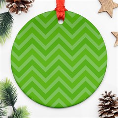 Zigzag  Pattern Ornament (round) by Valentinaart