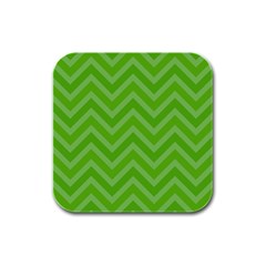 Zigzag  Pattern Rubber Square Coaster (4 Pack)  by Valentinaart