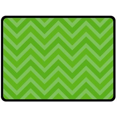 Zigzag  Pattern Fleece Blanket (large)  by Valentinaart