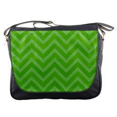 Zigzag  Pattern Messenger Bags by Valentinaart