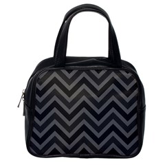 Zigzag  Pattern Classic Handbags (one Side)