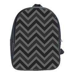 Zigzag  Pattern School Bags(large)  by Valentinaart