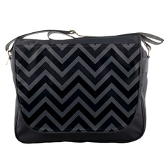 Zigzag  Pattern Messenger Bags by Valentinaart