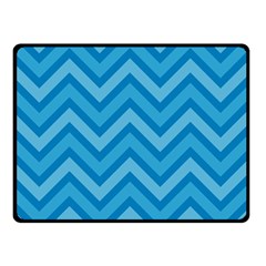 Zigzag  Pattern Double Sided Fleece Blanket (small)  by Valentinaart