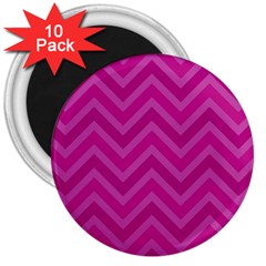 Zigzag  Pattern 3  Magnets (10 Pack)  by Valentinaart