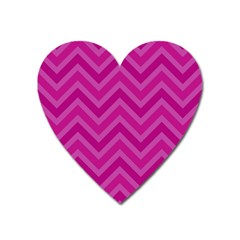 Zigzag  Pattern Heart Magnet by Valentinaart