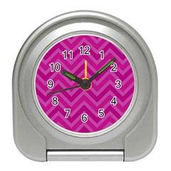 Zigzag  Pattern Travel Alarm Clocks