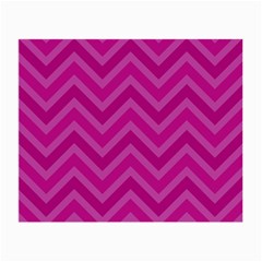 Zigzag  Pattern Small Glasses Cloth (2-side) by Valentinaart