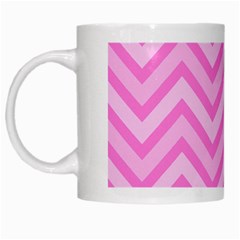 Zigzag  Pattern White Mugs by Valentinaart