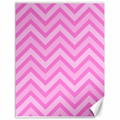 Zigzag  Pattern Canvas 12  X 16   by Valentinaart