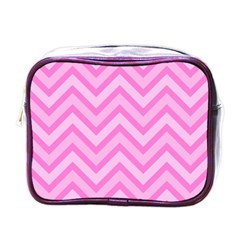 Zigzag  Pattern Mini Toiletries Bags by Valentinaart