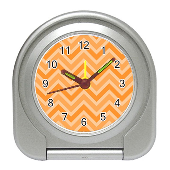 Zigzag  pattern Travel Alarm Clocks