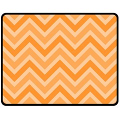 Zigzag  Pattern Fleece Blanket (medium)  by Valentinaart