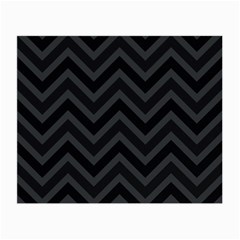 Zigzag  Pattern Small Glasses Cloth (2-side) by Valentinaart