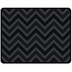 Zigzag  Pattern Double Sided Fleece Blanket (medium)  by Valentinaart