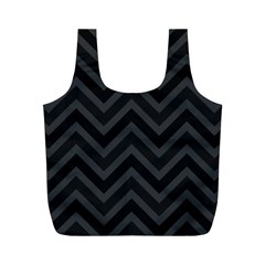 Zigzag  Pattern Full Print Recycle Bags (m)  by Valentinaart