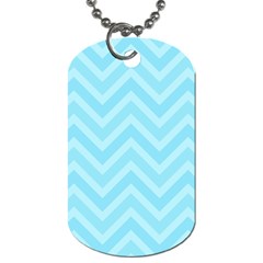 Zigzag  Pattern Dog Tag (two Sides) by Valentinaart