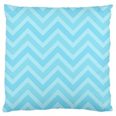 Zigzag  Pattern Large Cushion Case (one Side) by Valentinaart