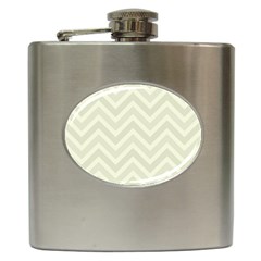 Zigzag  Pattern Hip Flask (6 Oz) by Valentinaart