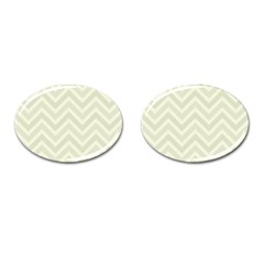 Zigzag  Pattern Cufflinks (oval) by Valentinaart