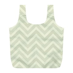 Zigzag  Pattern Full Print Recycle Bags (l)  by Valentinaart