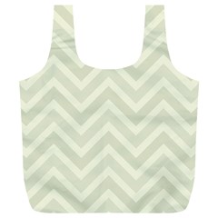 Zigzag  Pattern Full Print Recycle Bags (l)  by Valentinaart