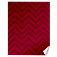 Zigzag  Pattern Canvas 36  X 48   by Valentinaart