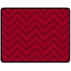 Zigzag  Pattern Fleece Blanket (medium)  by Valentinaart