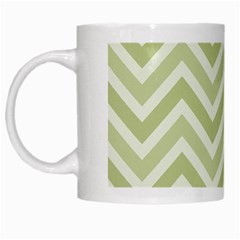 Zigzag  Pattern White Mugs by Valentinaart