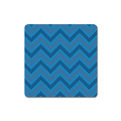 Zigzag  Pattern Square Magnet by Valentinaart