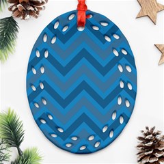 Zigzag  Pattern Ornament (oval Filigree) by Valentinaart