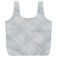 Zigzag  pattern Full Print Recycle Bags (L) 