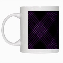 Zigzag Pattern White Mugs by Valentinaart