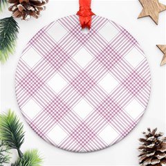 Zigzag Pattern Ornament (round) by Valentinaart