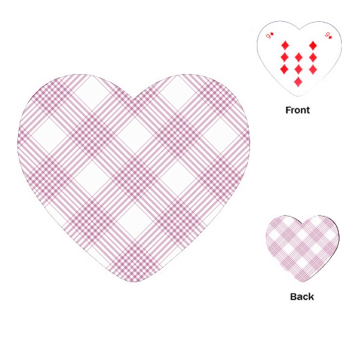 Zigzag pattern Playing Cards (Heart) 