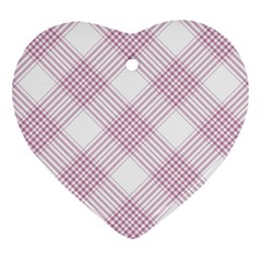 Zigzag Pattern Heart Ornament (two Sides) by Valentinaart