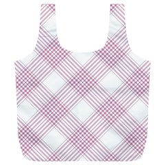 Zigzag Pattern Full Print Recycle Bags (l)  by Valentinaart