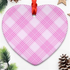 Zigzag Pattern Heart Ornament (two Sides) by Valentinaart