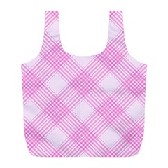 Zigzag Pattern Full Print Recycle Bags (l)  by Valentinaart