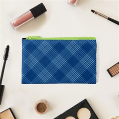 Zigzag Pattern Cosmetic Bag (xs) by Valentinaart